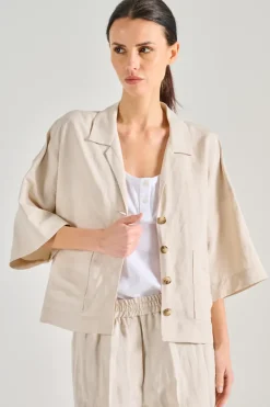 Giacca radisson tessuto bianco