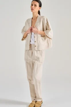 Giacca radisson tessuto bianco