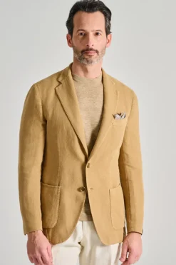 Giacca tessuto beige