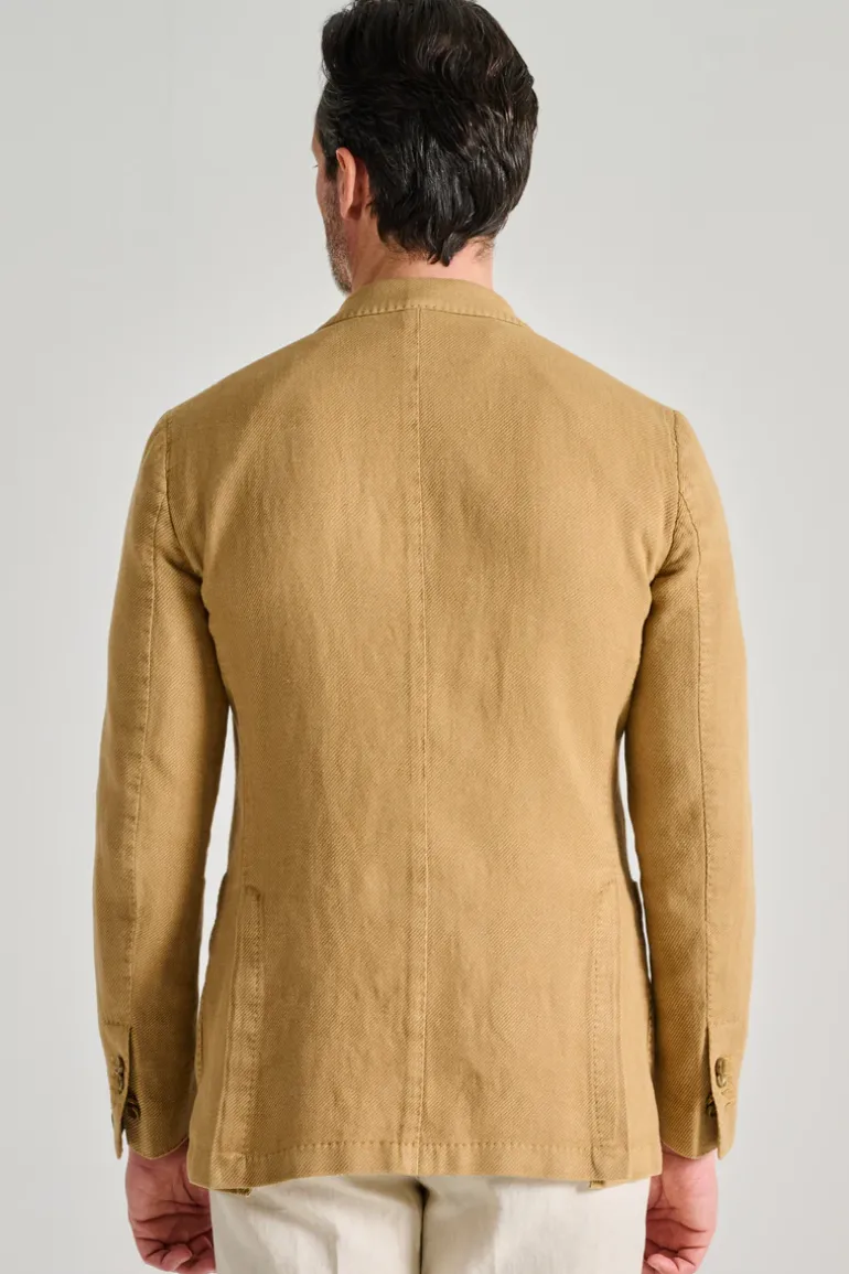 Giacca tessuto beige