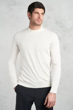 Girocollo m/l supima light dusty bianco uomo