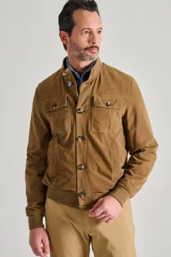 Giubbino pelle marrone