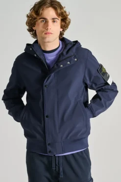 Giubbotti bomber tessuto blu