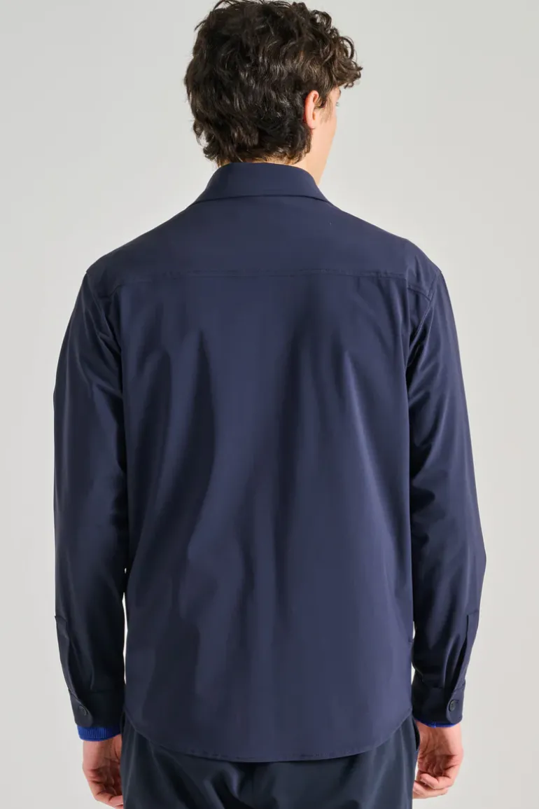 Giubbotti overshirt cotone nero