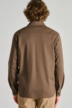 Giubbotti shirt jacket viscosa grigio