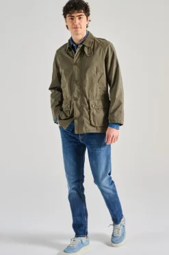 Giubbotto ashby cotone verde