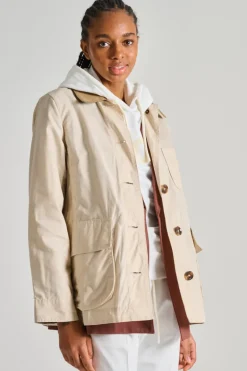 Giubbotto averie impermeabile beige