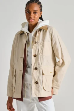 Giubbotto averie impermeabile beige