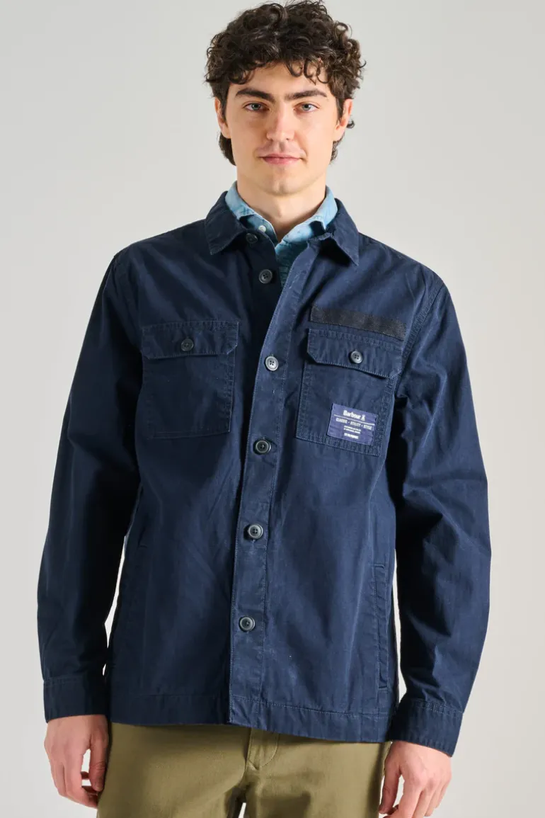 Giubbotto bidlam tessuto blu