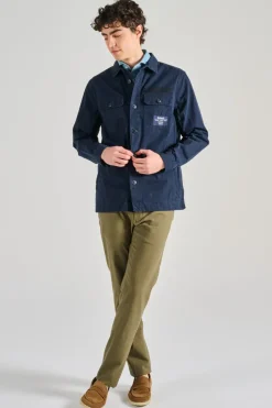 Giubbotto bidlam tessuto blu