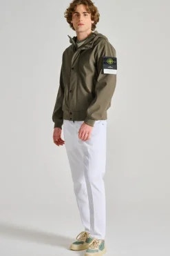 Giubbotto bomber nylon verde