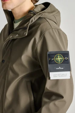 Giubbotto bomber nylon verde