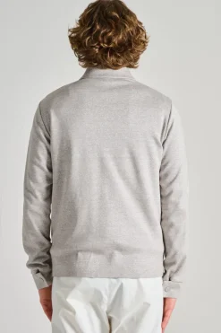 Giubbotto coach jacket cotone/lino beige