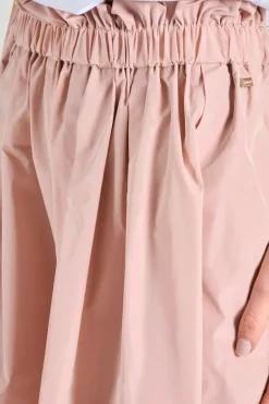 Gonna svasata new techno tessuto rosa