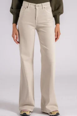 Jeans amber in cotone/lyocell beige