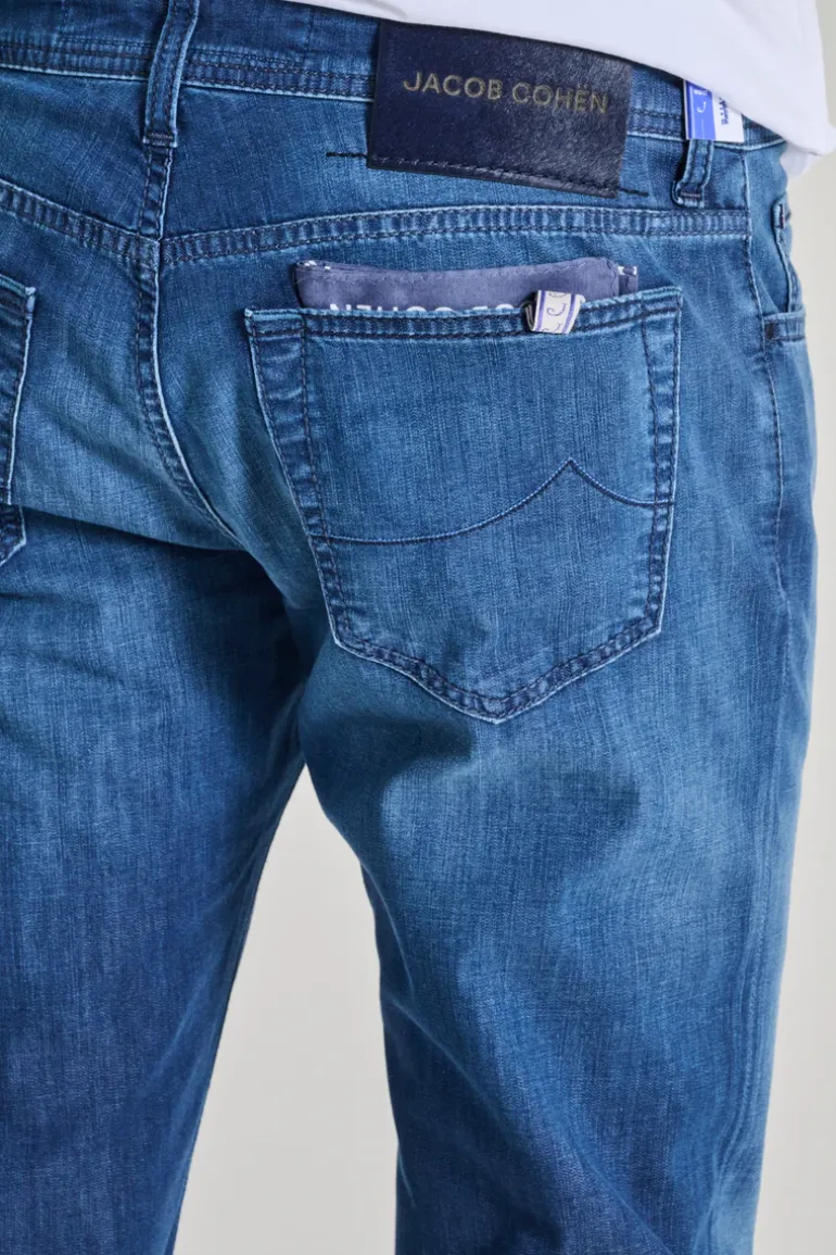 Jeans bard cotone blu