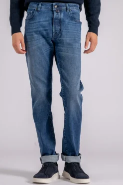 Jeans bard cotone/elastam blu