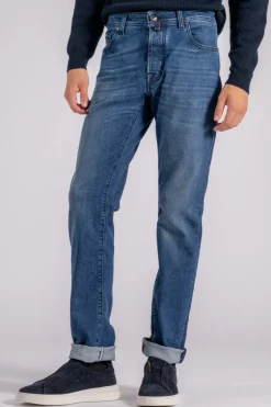 Jeans bard cotone/elastam blu