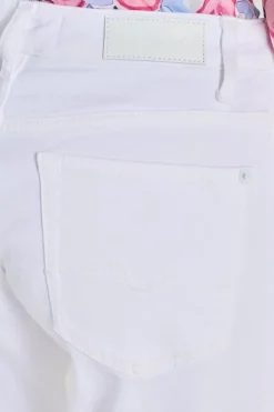 Jeans calie straight ankle denim bianco