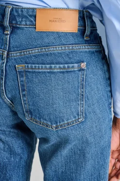 Jeans calie straight denim blu