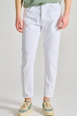 Jeans dian cotone bianco