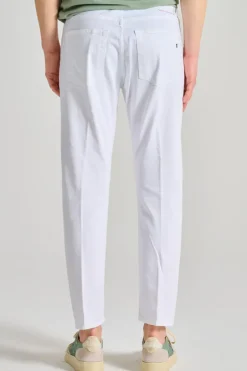 Jeans dian cotone bianco