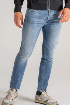 Jeans dian cotone blu