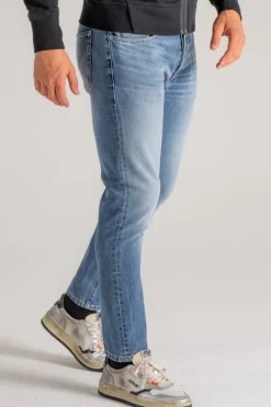 Jeans dian cotone blu