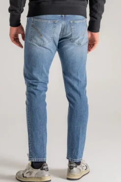 Jeans dian cotone blu