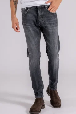 Jeans dian cotone/elastam nero