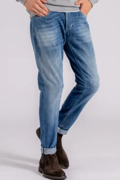 Jeans george cotone/elastomultiestere blu