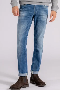 Jeans george cotone/elastomultiestere blu