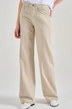 Jeans jacklyn cotone beige