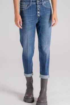 Jeans koons gioiello in cotone/elastan blu