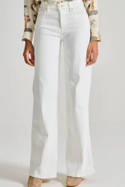 Jeans lotta sugar cotone bianco