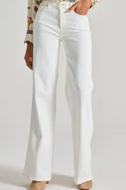 Jeans lotta sugar cotone bianco