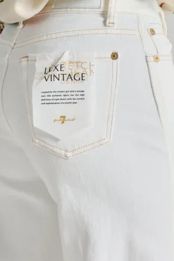 Jeans lotta sugar cotone bianco