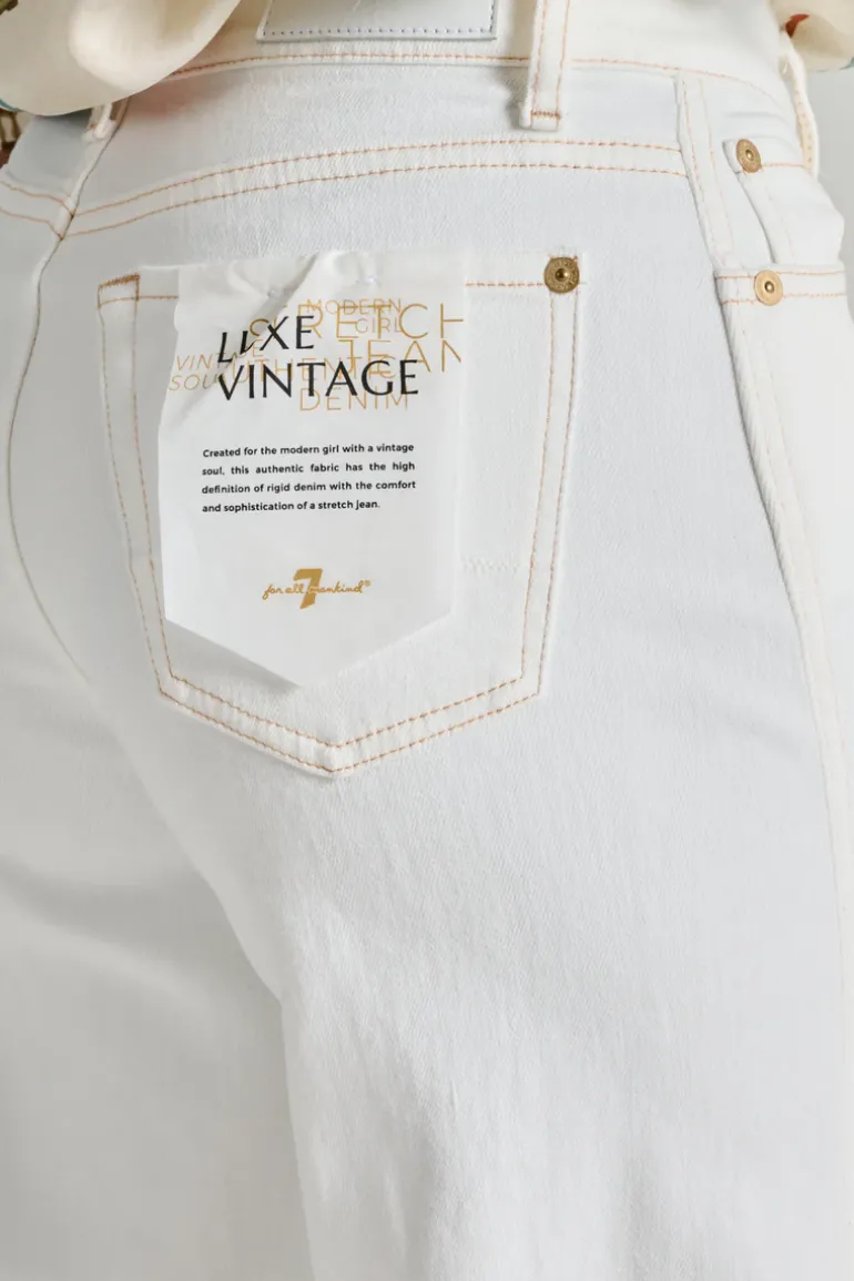 Jeans lotta sugar cotone bianco