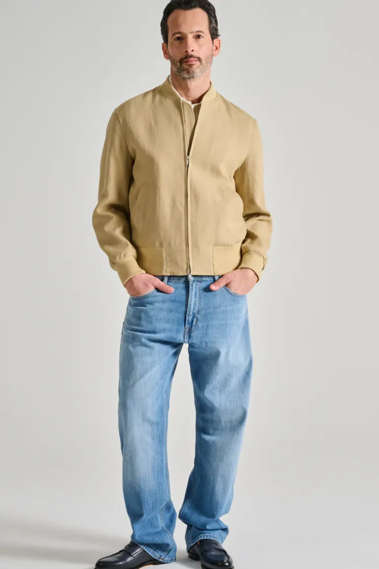 Jeans modern straight crossover denim blu