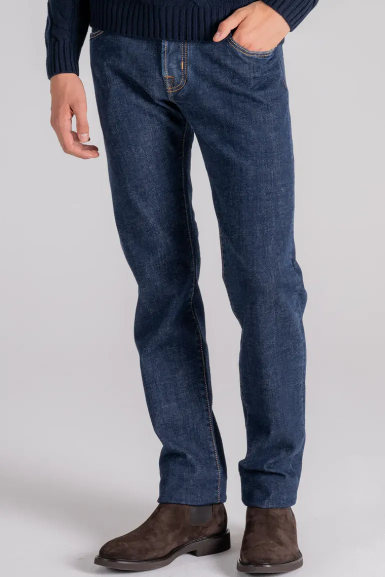Jeans nick cotone blu