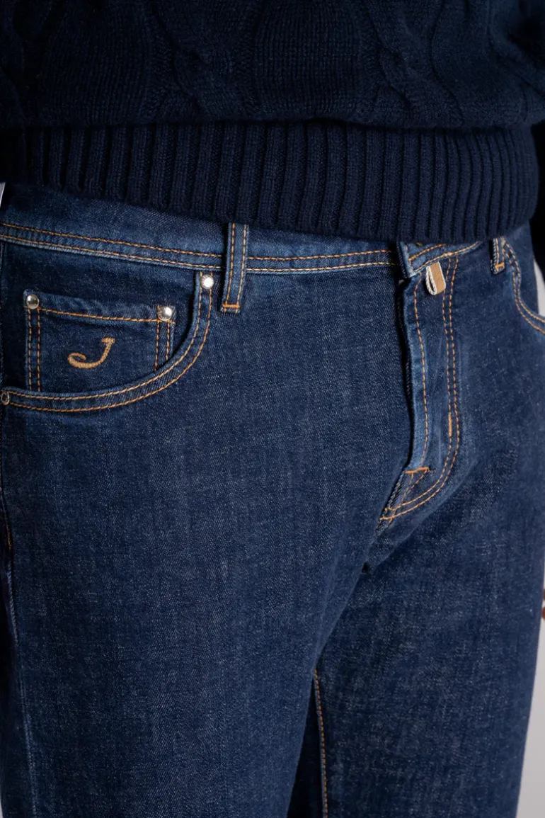 Jeans nick cotone blu