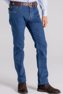 Jeans nick cotone/elastam blu