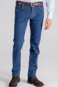 Jeans nick cotone/elastam blu