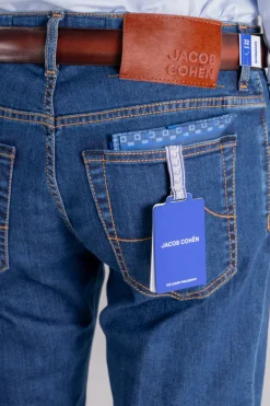 Jeans nick cotone/elastam blu