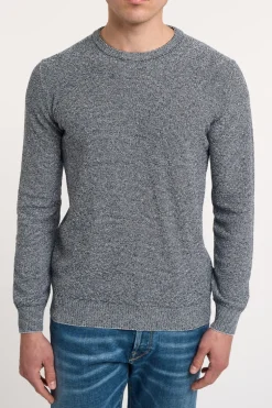 Maglia blu 65% co 35% pa