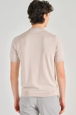 Maglia cotsilk beige