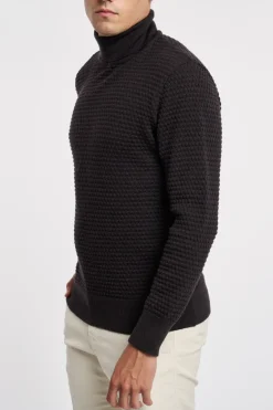 Maglia dolcevita marrone