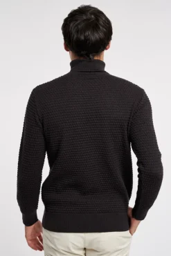 Maglia dolcevita marrone