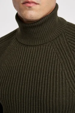 Maglia dolcevita multicolor