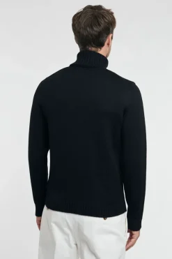 Maglia dolcevita nero uomo